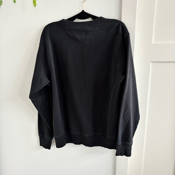 Champion Crewneck Sweatshirt Mens Size Medium Black Pullover Long sleeve - Picture 4 of 7